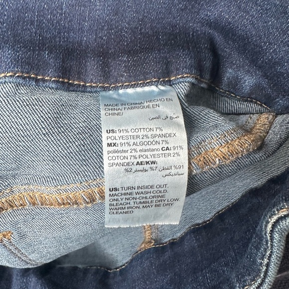 Chicos Dark Wash Denim Jeggings - Picture 5 of 5